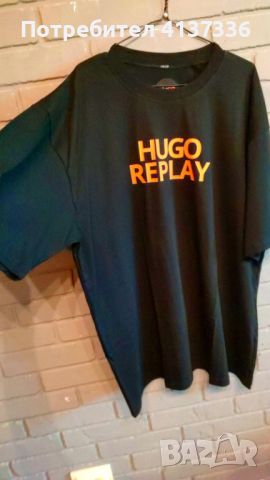 Hugo Boss мъжка елегантна тениска , черна тениска hugo, снимка 1 - Тениски - 46365562