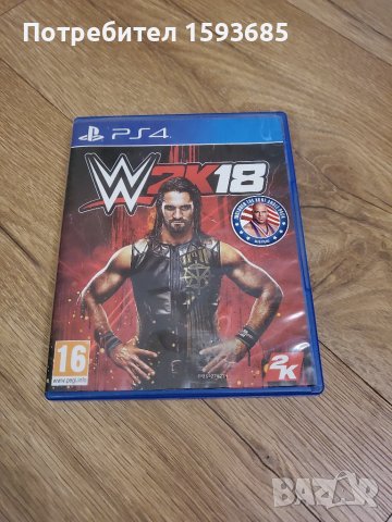 WWE 2018 (W2K18) - PlayStation 4, снимка 1 - Игри за PlayStation - 44993418