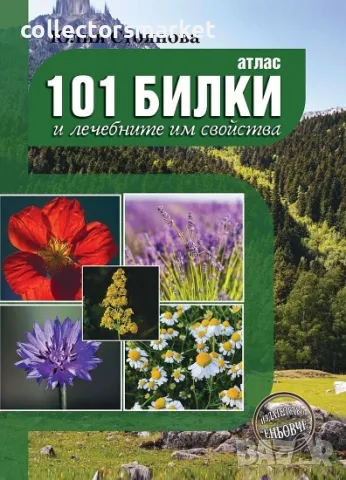 Атлас: 101 билки и лечебните им свойства, снимка 1 - Специализирана литература - 47091862