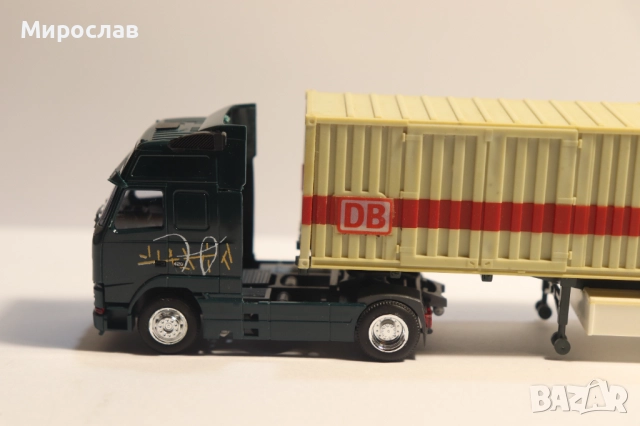 HERPA 1:87 H0 VOLVO FH КОНТЕЙНЕР КАМИОН МОДЕЛ, снимка 2 - Колекции - 52434501