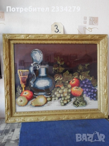 Стари гоблени големи, ръчно изработен в австрийско ателие. , снимка 12 - Гоблени - 47887362