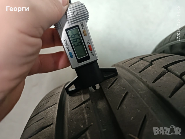 2бр. летни гуми 225/45/17 Continental, снимка 2 - Гуми и джанти - 53665583