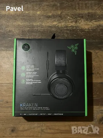 Слушалки Razer Kraken, снимка 1 - Слушалки за компютър - 47780812