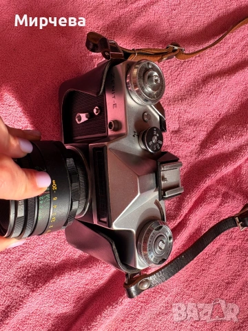 Zenit-E + Helios-44-2 58mm f/2 – Винтидж аналогов SLR комплект, снимка 3 - Фотоапарати - 53699783