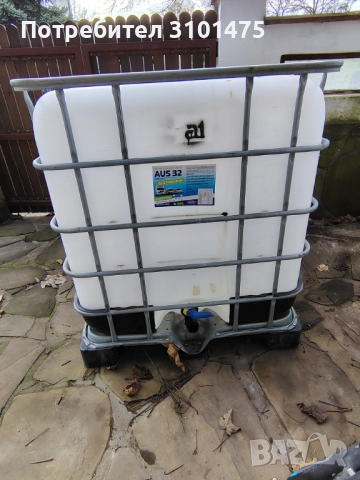 IBC бидони - 1000 л. за съхранение на течности