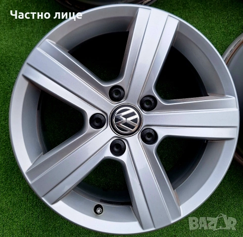 Продавам 4бр оригинални 16-ки джанти за Фолксваген Голф 5,6,7,8, Туран, Кади, Джета, Шаран, Пасат , снимка 5 - Гуми и джанти - 53699907