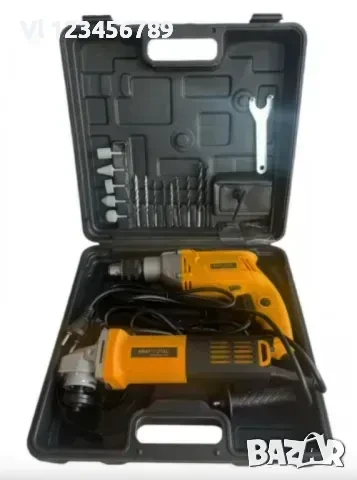 Ъглошлайф и Бормашина 1100W KRAFT WORLD, снимка 3 - Бормашини - 50759748