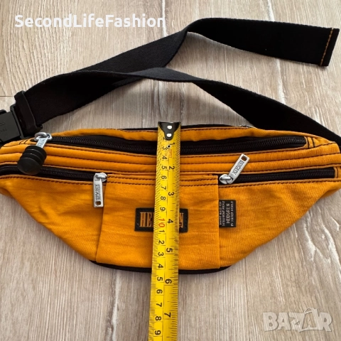 Винтидж чанта за кръста HEDGREN, жълта, снимка 5 - Чанти - 52180456