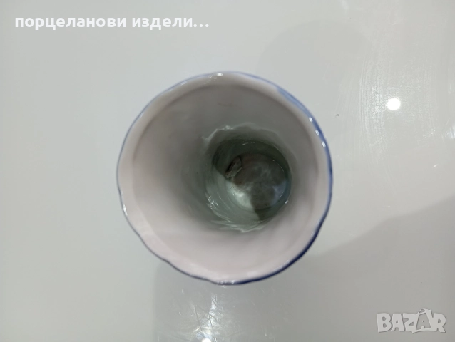 Порцеланова прекрасна стара ваза, снимка 8 - Вази - 52690153