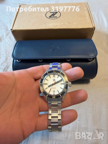 Часовник Zelos 40мм бартер или продажба, снимка 2 - Мъжки - 53724246