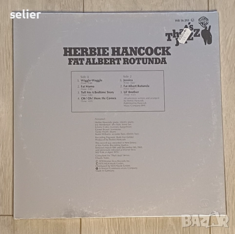 Herbie Hancock ‎– Fat Albert Rotunda Издание 🇩🇪 GERMANY-GATEFOLD  Състояние на винила:като звук вс, снимка 2 - Грамофонни плочи - 52998058