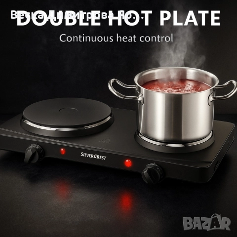 Двоен котлон SilverCrest - 2500W – две ястия едновременно, снимка 4 - Котлони - 51786965