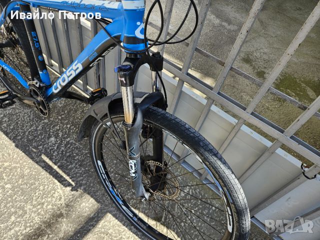 Хидравлика-алуминиев велосипед 27.5 цола CROSS-шест месеца гаранция, снимка 2 - Велосипеди - 46255112