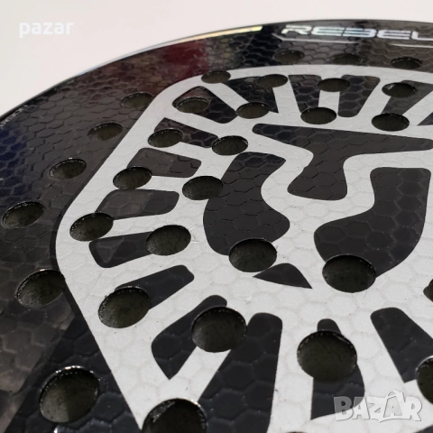 Dutch Padel Rebel-S Elite Pro 18K Carbon Hexagon Padel Падел Ракета Карбон, снимка 7 - Други спортове - 52102882