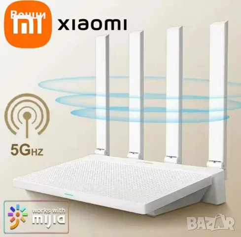  Xiaomi AX3000Т MESH China version WiFi 6 стандарт, снимка 6 - Рутери - 28393869