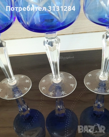 Nachtmann кристални цветни чаши Германия , снимка 3 - Антикварни и старинни предмети - 51719893