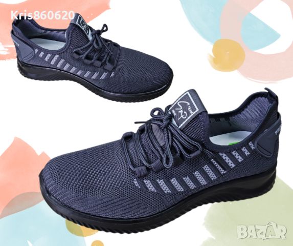 Леки и дишащи спортни обувки за мъже с високо качество на изработка!, снимка 6 - Маратонки - 45492671
