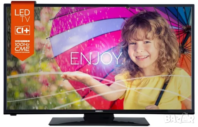 Телевизор LED Horizon, 20″ (51 см), 20HL719H, HD, монитор, снимка 1 - Телевизори - 49021271