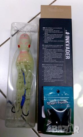 Силиконов  примамка октопод за морски риболов - InkVader Octopus Jig 250g, снимка 8 - Такъми - 45279777