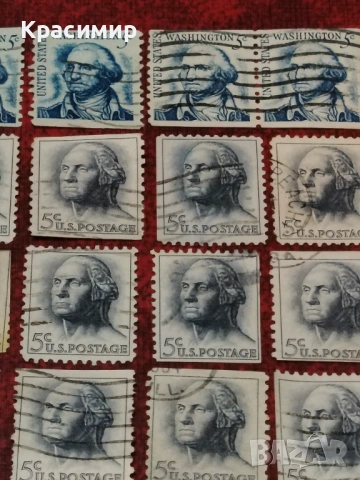 ПОЩЕНСКИ МАРКИ САЩ , снимка 11 - Филателия - 53075891