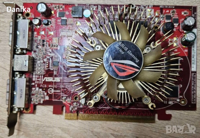 Работеща ретро видеокарта ASUS EAH2600PRO/HTDI/256M Gaming Series ROG Radeon HD 2600 PRO