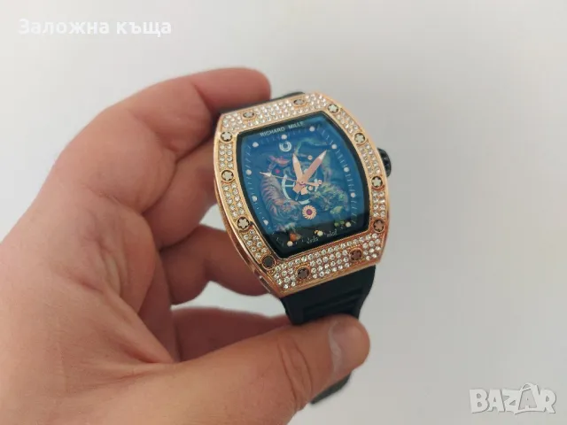 ЧИСТО НОВ ! Мъжки часовник "Richard Mille" (Tiger & Dragon), снимка 6 - Мъжки - 48089959