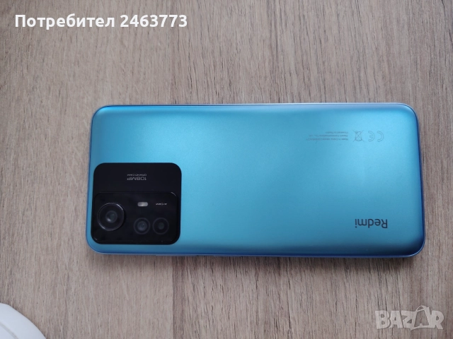 Смартфон Xiaomi Redmi Note 12s, Dual SIM, 256GB, 8GB RAM,цвят син. Телефонът е неразличим от нов., снимка 2 - Телефони с две сим карти - 52365934