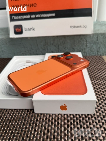 НОВ⚠️512GB✖️ iPhone 17 Pro ⚠️Лизинг от 49€/м ❗️Cosmic Orange 🍊 ✖️ГАРАНЦИЯ❗️, снимка 8 - Apple iPhone - 54204238