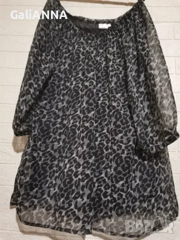 СТРАХОТНА ТУНИКА ЕФЕКТЕН ДЕСЕН 3XL-4XL, снимка 3 - Туники - 50133086