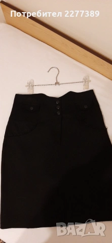 Черна пола нова, снимка 4 - Поли - 53929156