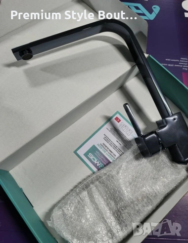 Едноръкохватков кухненски смесител – черен мат Top Ceramic