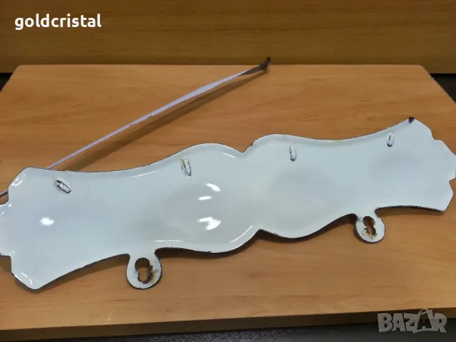 стара емайлирана закачалка , снимка 4 - Антикварни и старинни предмети - 49777264