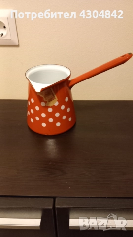 Емайлирано руско джезве , снимка 5 - Съдове за готвене - 52188038