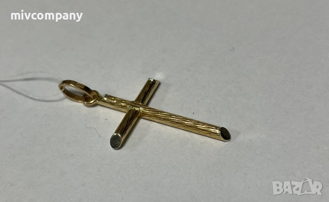 Златен кръст 2.06гр., снимка 2 - Колиета, медальони, синджири - 52651821