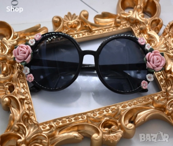 🫧👛 Дамски слънчеви очила с рози , снимка 2 - Слънчеви и диоптрични очила - 53711101