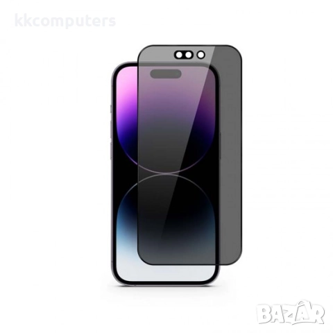Стъклен screen protector Golden Armor Privacy за iPhone 17 Pro Max 6.9 / Черен / Баркод : 2404032