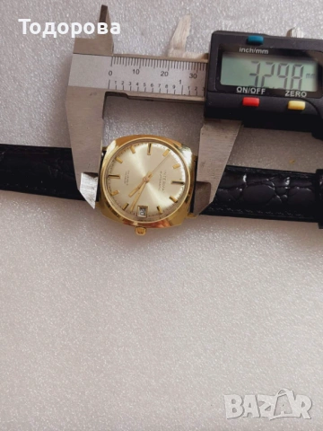 Швейцарски автоматичен мъжки златен часовник 25 рубина,злато 585, снимка 7 - Мъжки - 54237849