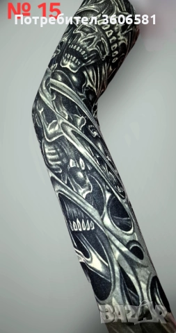 Имитация на истински татус тип ръкав/крачол - универсален размер+ още, снимка 5 - Спортна екипировка - 50198000