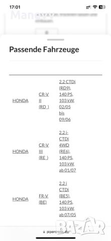 Pipercross PP1812DRY Honda CR-V 2 3 FR-V 2.2 CDTi спортен въздушен филтър, снимка 7 - Части - 46049398