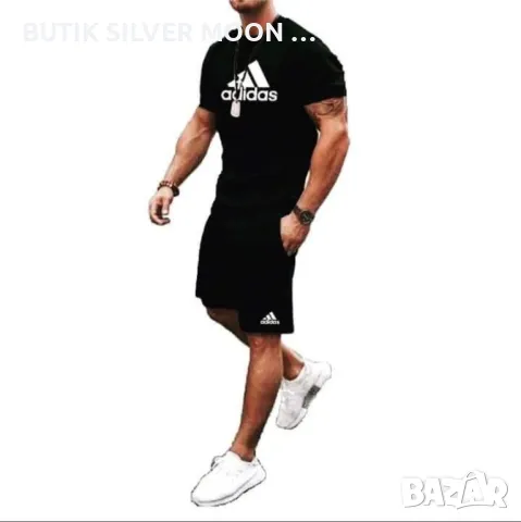 Мъжки Памучен Комплект 💫 ADIDAS , снимка 1 - Спортни дрехи, екипи - 49514805