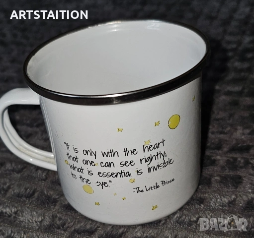 Метално канче за любителите на "Малкия принц" , снимка 2 - Чаши - 53209951