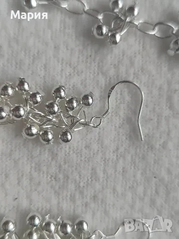 сребърен комплект , снимка 3 - Бижутерийни комплекти - 49869216
