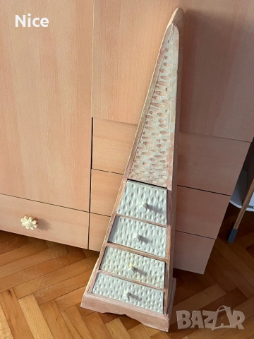 Уникална пирамида за съхранение!Естествено дърво!!, снимка 3 - Етажерки - 53163284