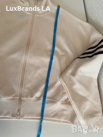 adidas Суитшърт Adicolor Neuclassics Track Top IB7316 Бежов Loose Fit, снимка 7 - Суичъри - 49422241