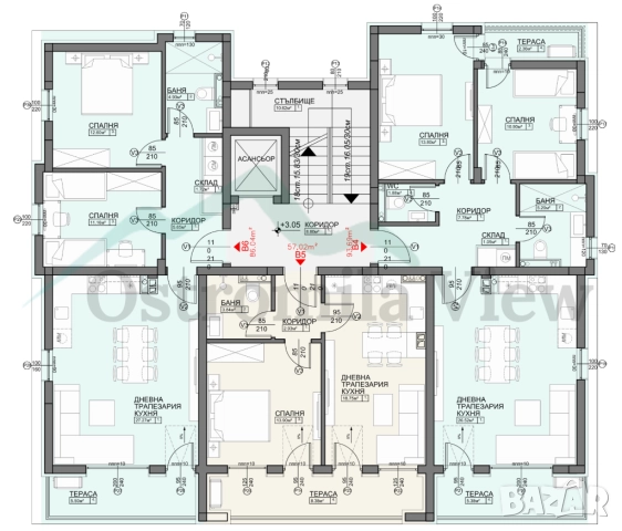 Тристаен апартамент тип В4 – просторна дневна, ранни продажби, кв. Остромила, снимка 2 - Апартаменти - 52547048
