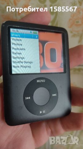 iPod Nano 3th gen. 8gb 12 часа батерия , снимка 2 - iPod - 46655232