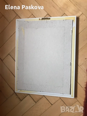 рамка сребърна оптика с паспарту размери 30/40 см., снимка 3 - Картини - 51890512