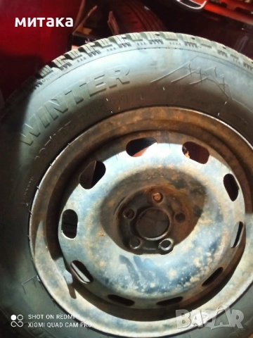 джанти със зимни гуми 195 65 15, 5х100 на 57.1мм., снимка 5 - Гуми и джанти - 51595541