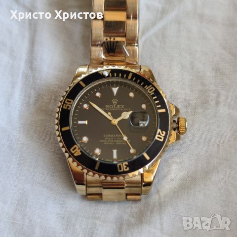 Мъжки луксозен часовник Rolex Submariner 41 mm 126618LN Yellow Gold Black Dial , снимка 6 - Мъжки - 45506334