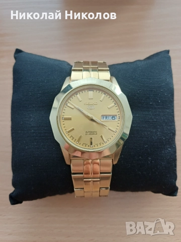 МЪЖКИ РЪЧЕН АВТОМАТИЧЕН ЧАСОВНИК SEIKO 5, снимка 2 - Мъжки - 51638932